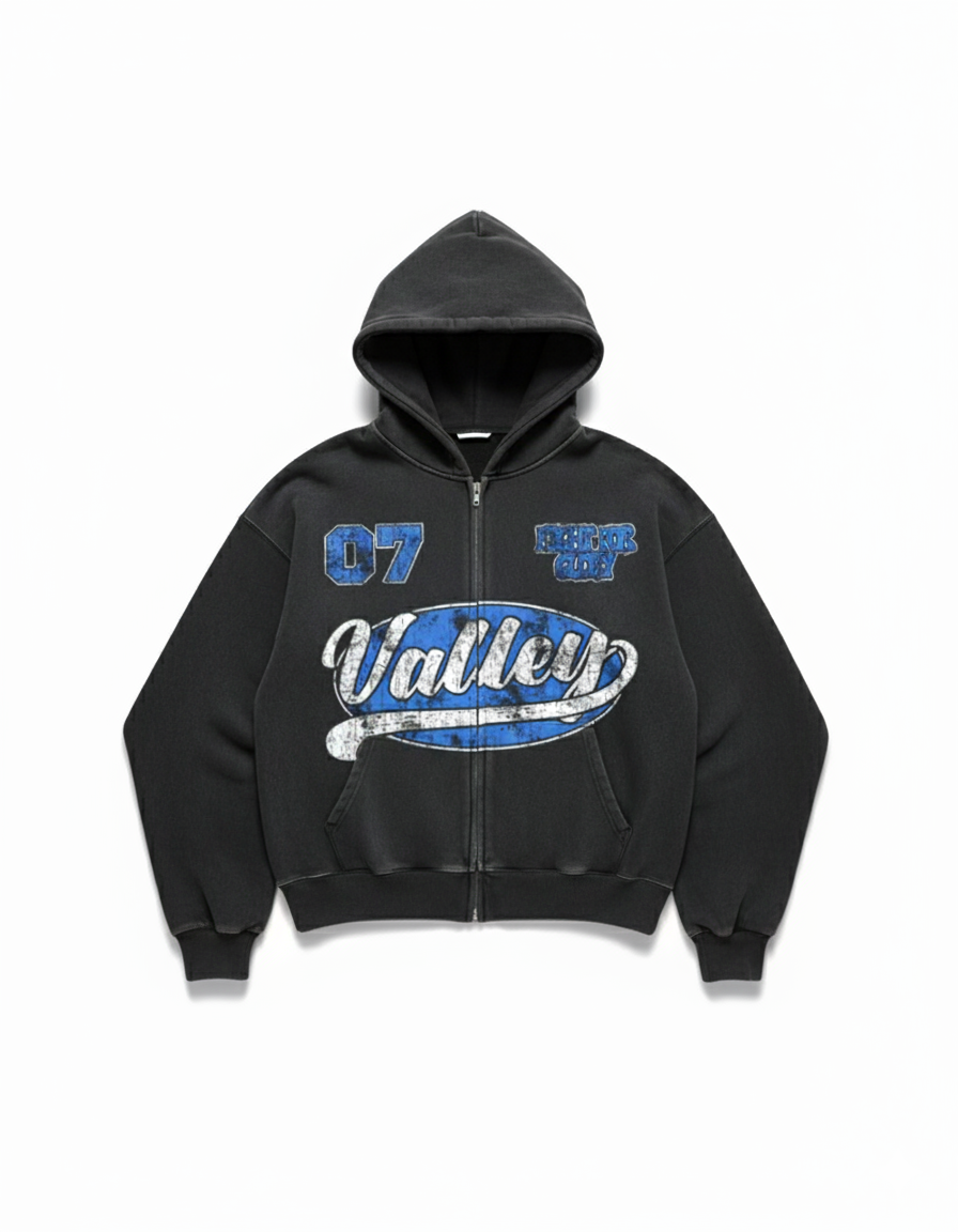 Streetly™-zipper hoodie